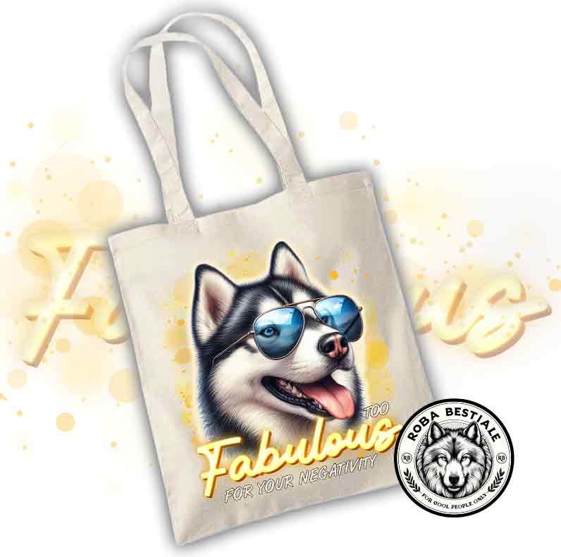 TOO FABULOUS Shopper - SIBERIAN HUSKY