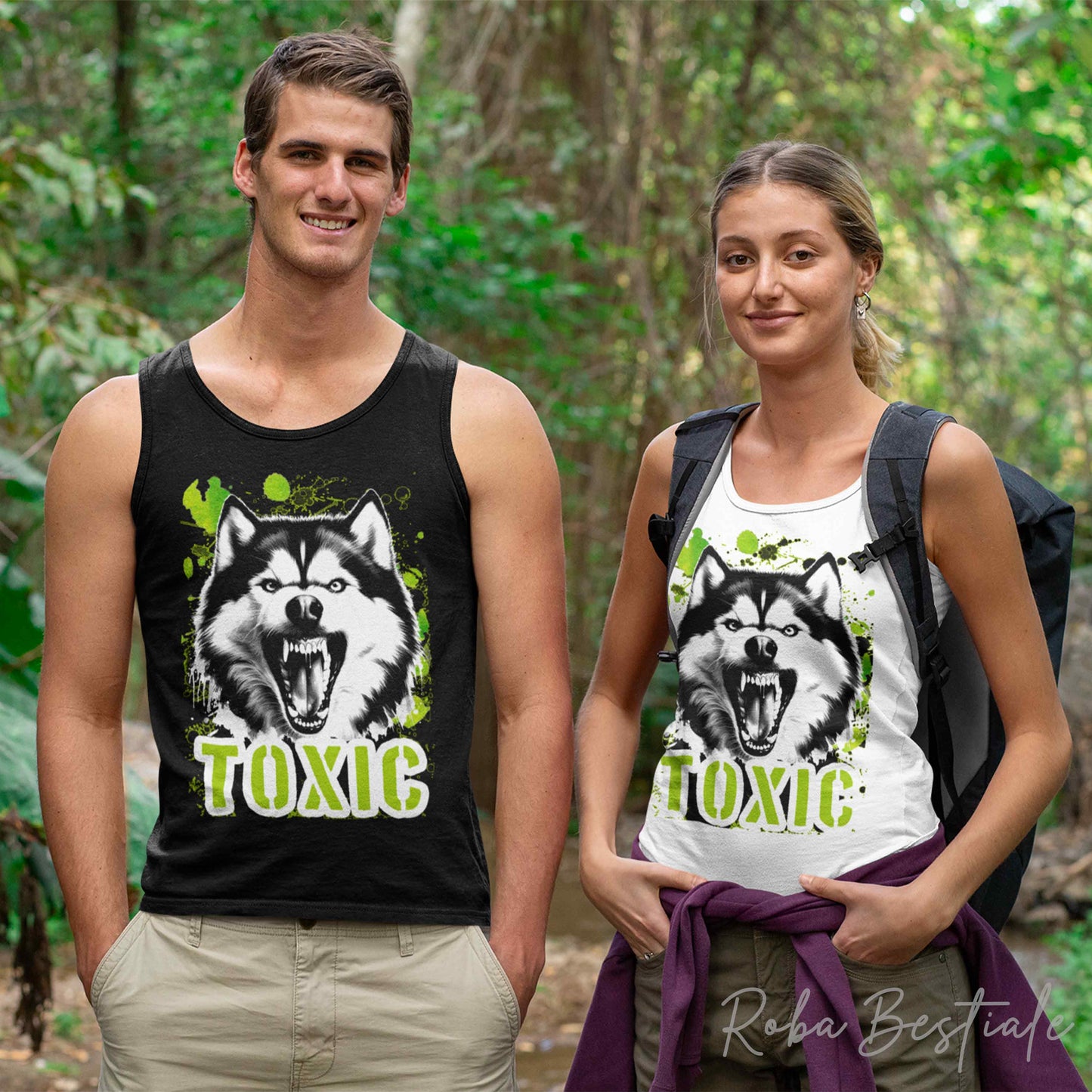 TOXIC T-Shirt - SIBERIAN HUSKY