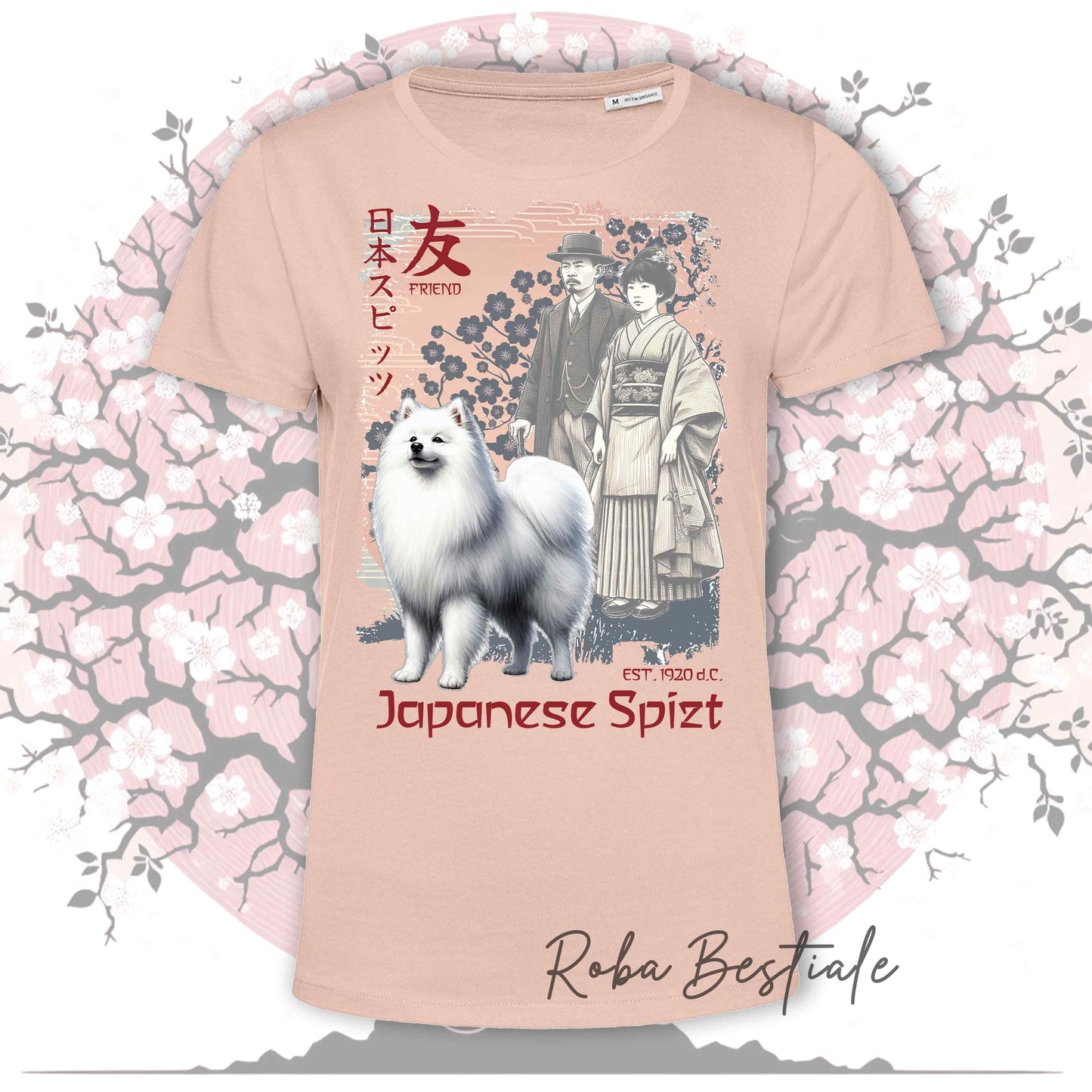 T-Shirt JAPAN STYLE "PRIDE" - SPITZ GIAPPONESE - da DONNA, in tanti colori! Dalla XS alla 3XL