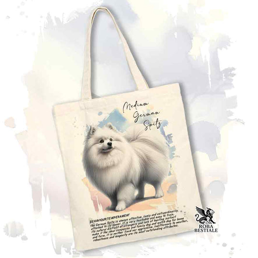 Shopper BEHAVIOR - SPITZ TEDESCO MEDIO Bianco - 100% Cotone - Bianca o Beige