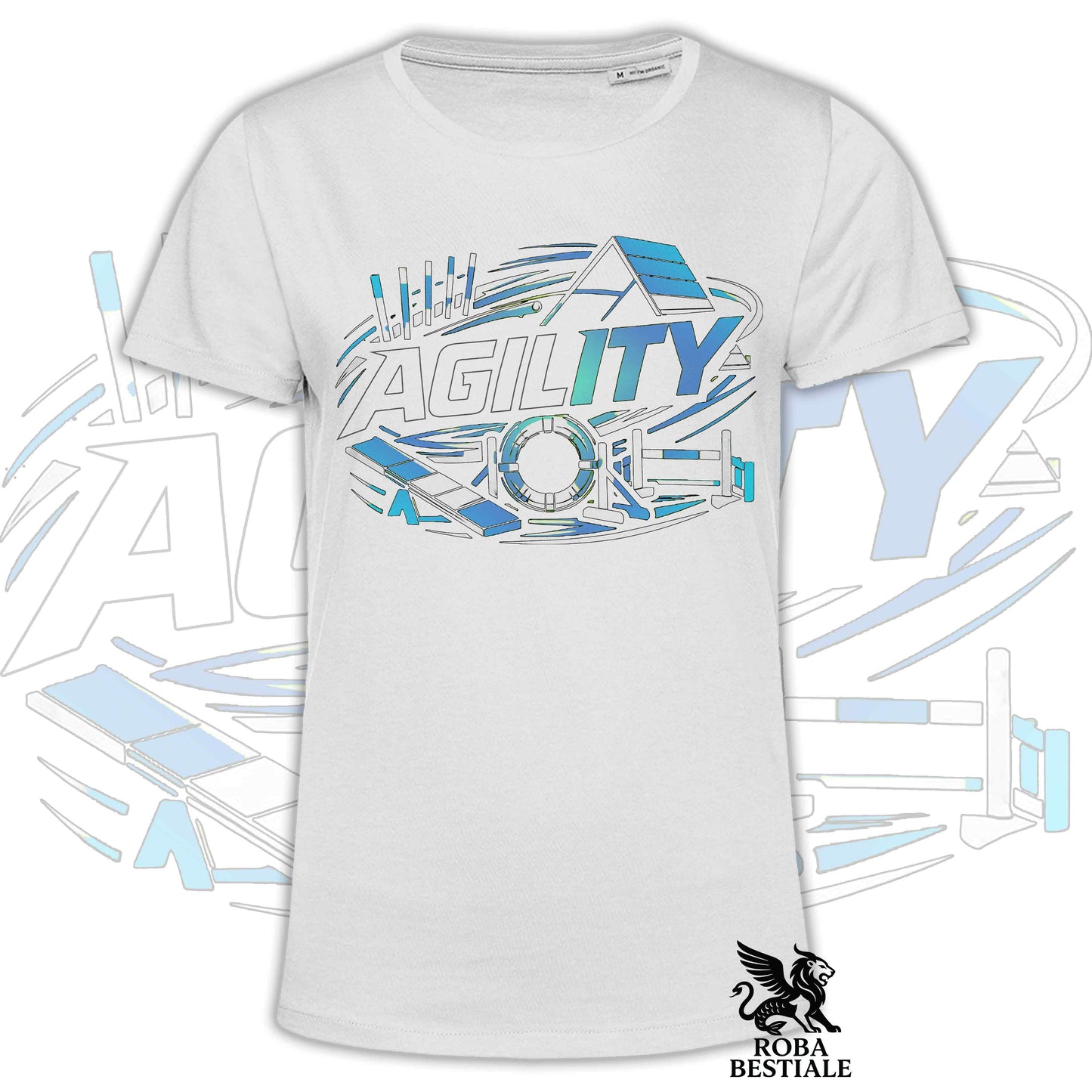 T-shirt PURE AGILITY - Stampa BLUE - Uomo o Donna , in tanti colori - dalla XS alla 5XL