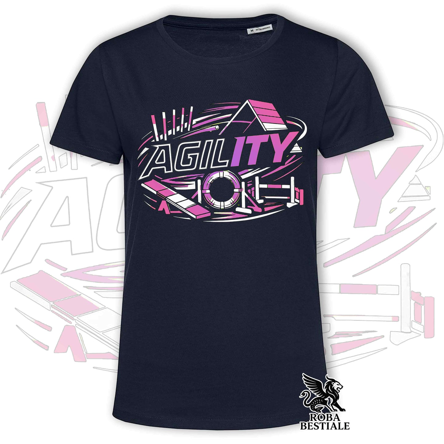 T-shirt PURE AGILITY - Stampa ROSA - Uomo o Donna , in tanti colori - dalla XS alla 5XL