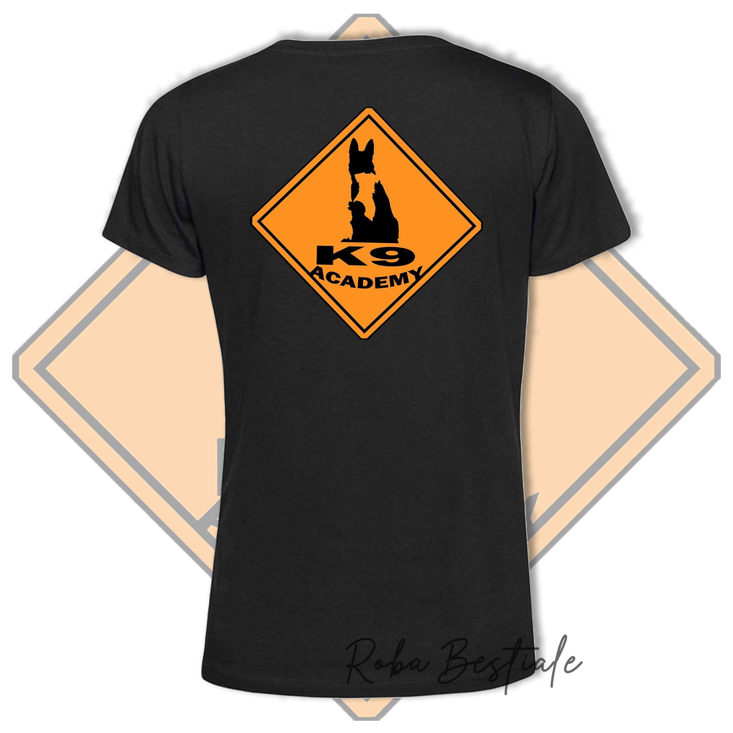 T-Shirt K9 ACADEMY - NERA, Uomo o Donna - dalla XS alla 5XL