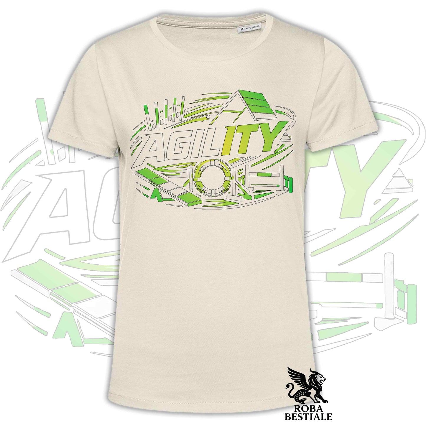 T-shirt PURE AGILITY - Stampa VERDE - Uomo o Donna , in tanti colori - dalla XS alla 5XL