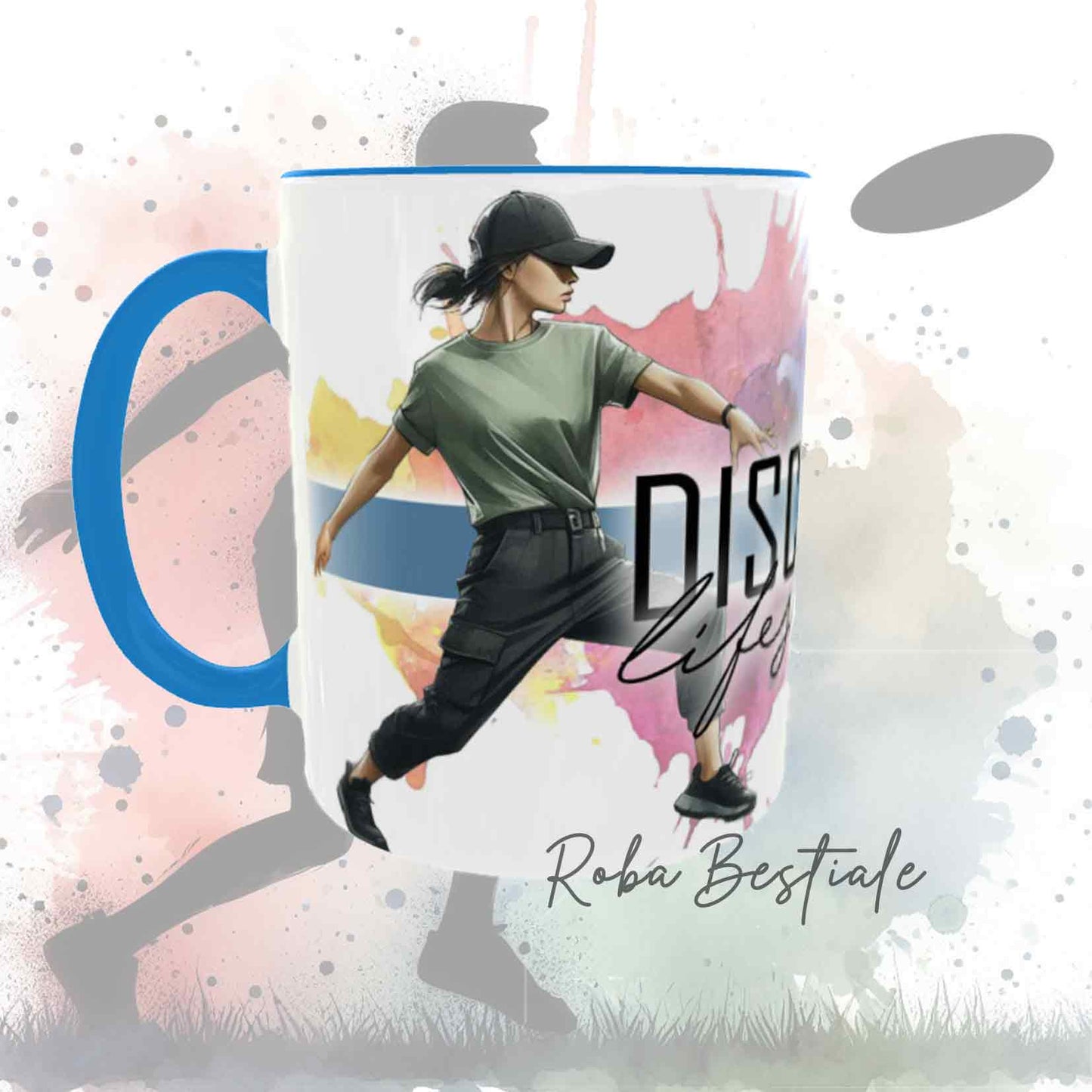 Tazza DISC DOG LifeStyle - AUSTRALIAN KELPIE Chocolate - Design "GIRL" o "BOY"