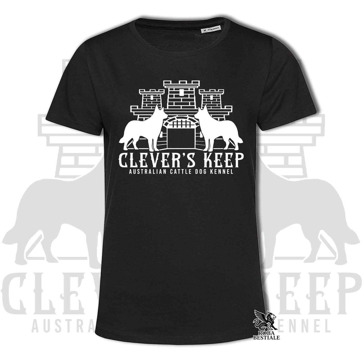 CLEVER'S KEEP T-shirt - WHITE print - Men or Women, in many colours - from XS to 5XL