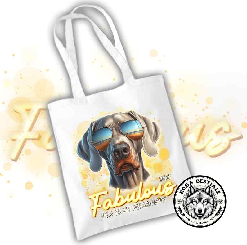 TOO FABULOUS Shopper - WEIMARANER