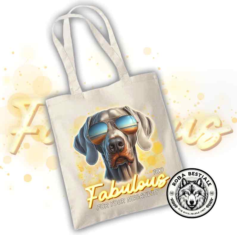 TOO FABULOUS Shopper - WEIMARANER