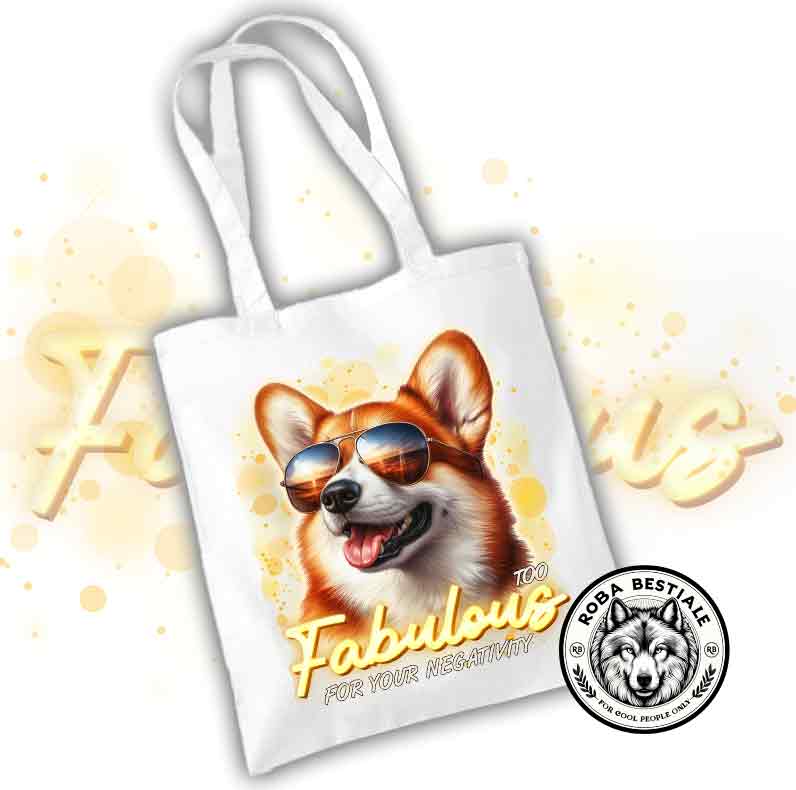 Shopper TOO FABULOUS - WELSH CORGI PEMBROKE