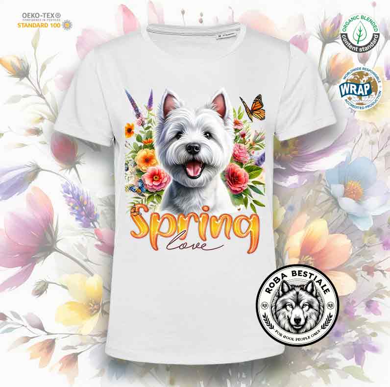 T-Shirt SPRING - WEST HIGHLAND WHITE TERRIER