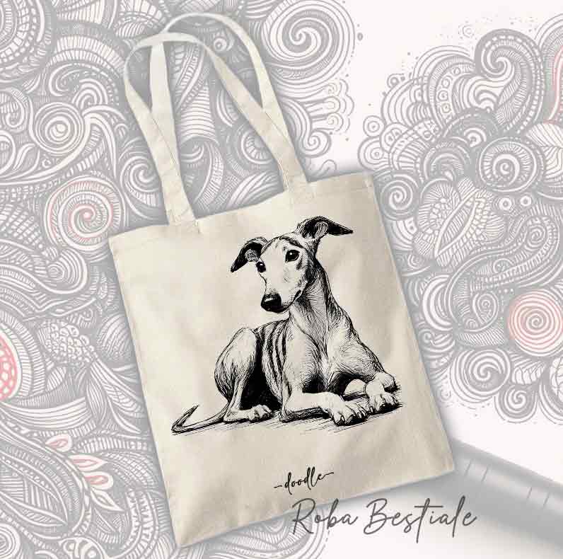 Shopper DOODLE - WHIPPET