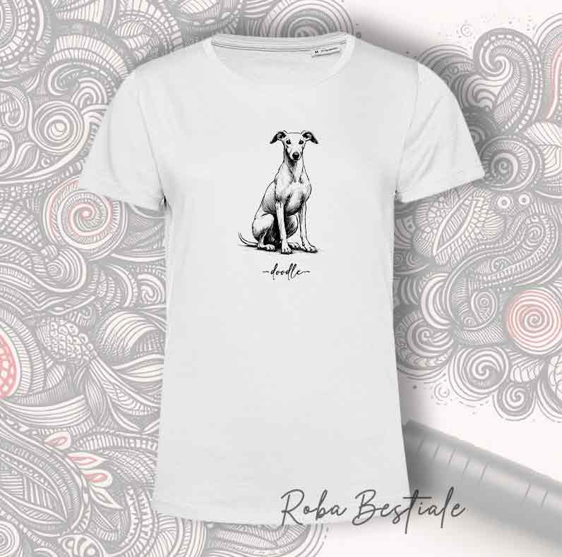 T-Shirt DOODLE - WHIPPET