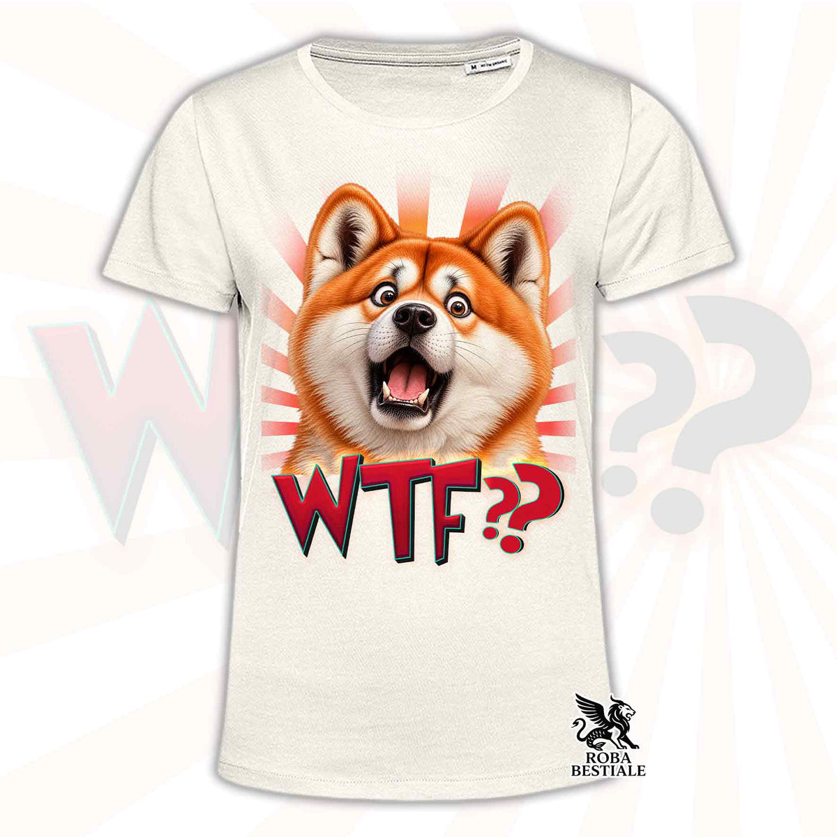 T-Shirt AKITA INU Rouge - Collection WTF??