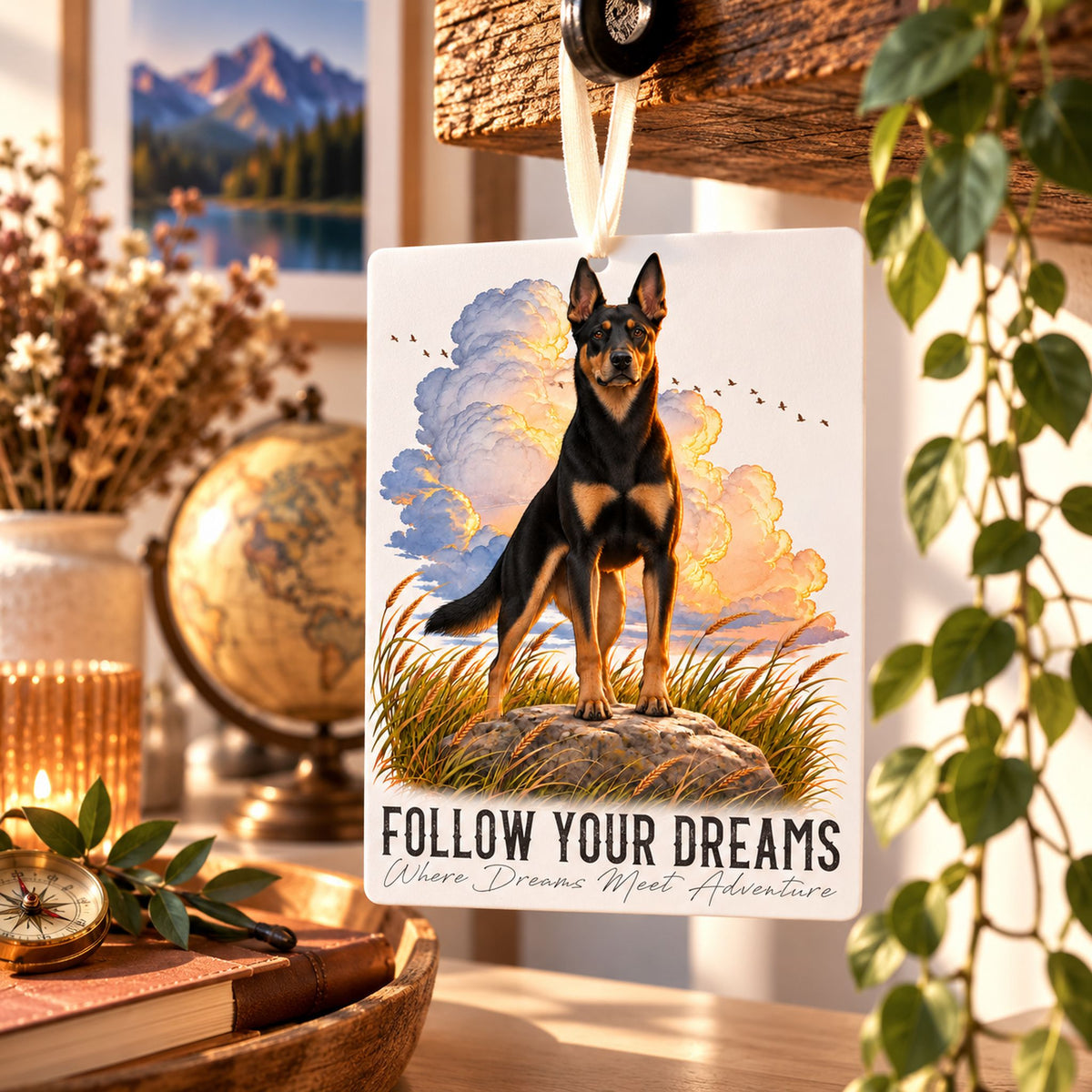 Profumatore AUSTRALIAN KELPIE Nero Focato - Collezione Dream