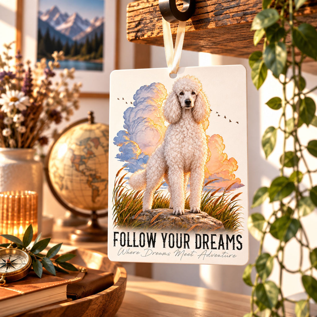 Profumatore BARBONE Grande Mole Bianco - Collezione Dream