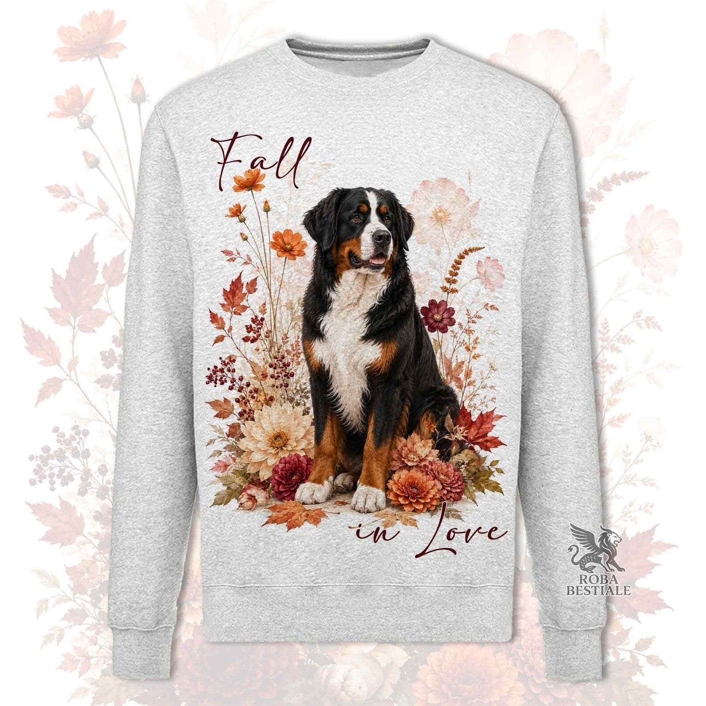 Felpa BOVARO DEL BERNESE - Girocollo - Collezione Fall...in Love