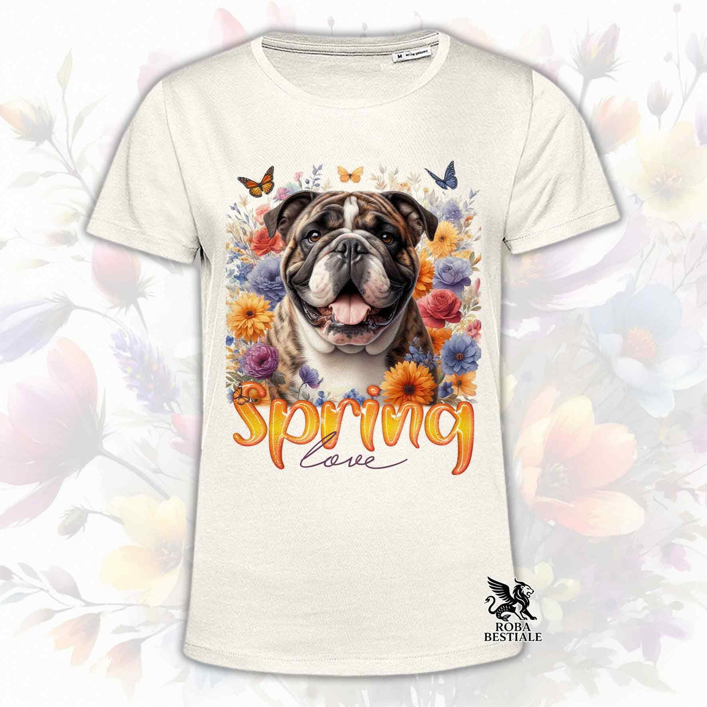 T-Shirt BULLDOG INGLESE Tigrato - Collezione Spring Love