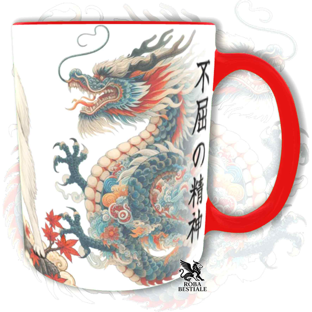 Tazza SHIBA INU Nero Focato - Collezione Dragon