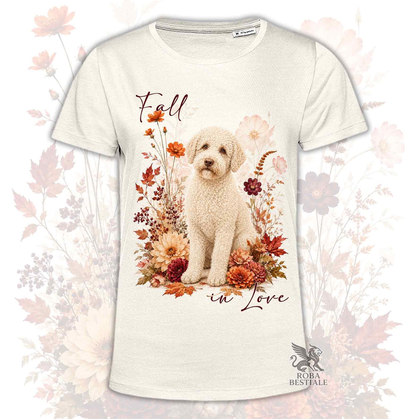 T-Shirt LAGOTTO ROMAGNOLO Bianco Sporco - Collezione Fall...in Love