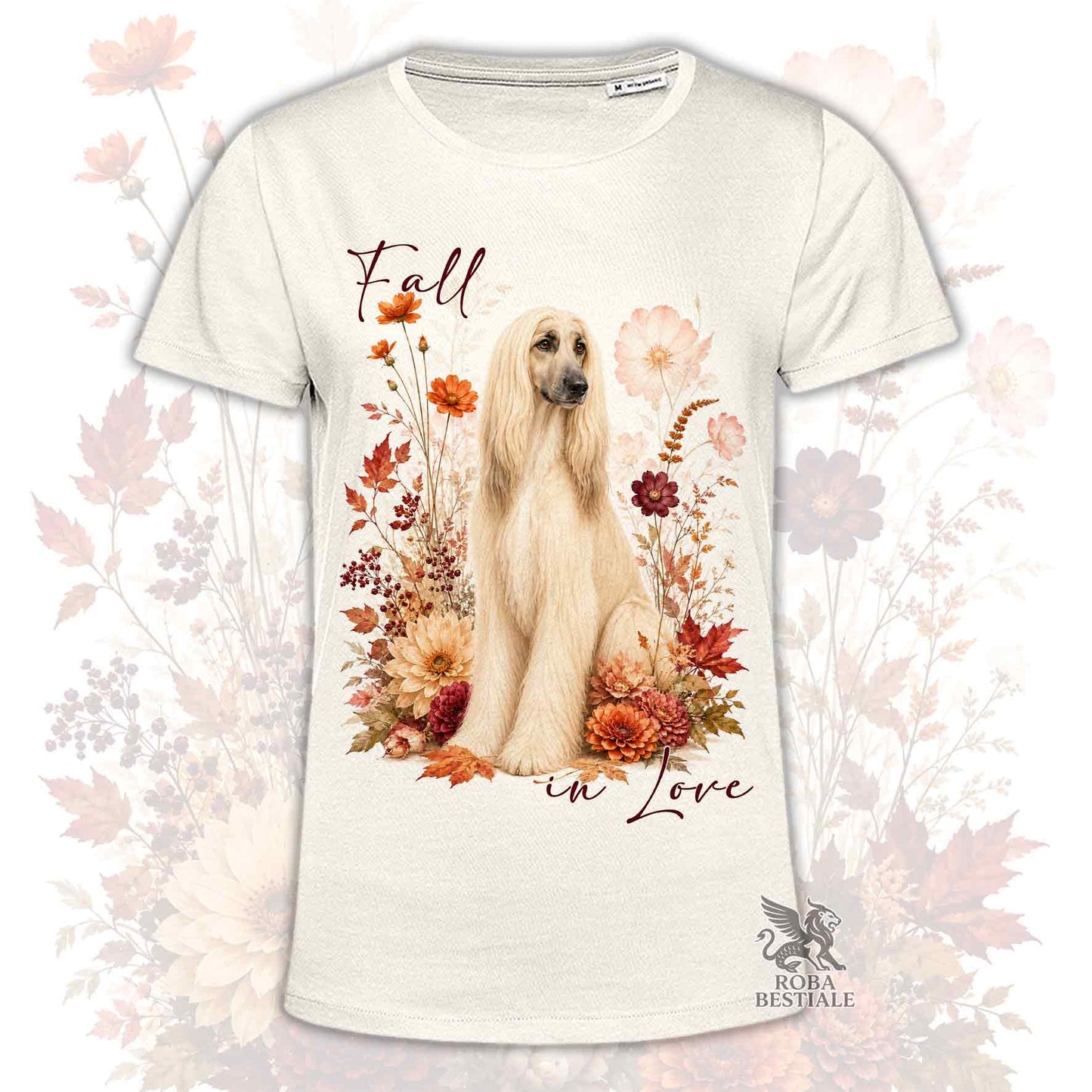 T-Shirt LEVRIERO AFGANO Crema - Collezione Fall...in Love