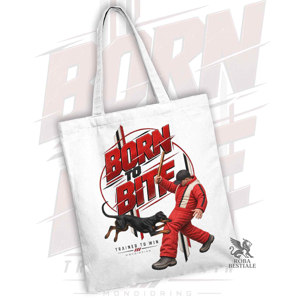 Tote Bag MANCHESTER TERRIER - Collezione Born To Bite