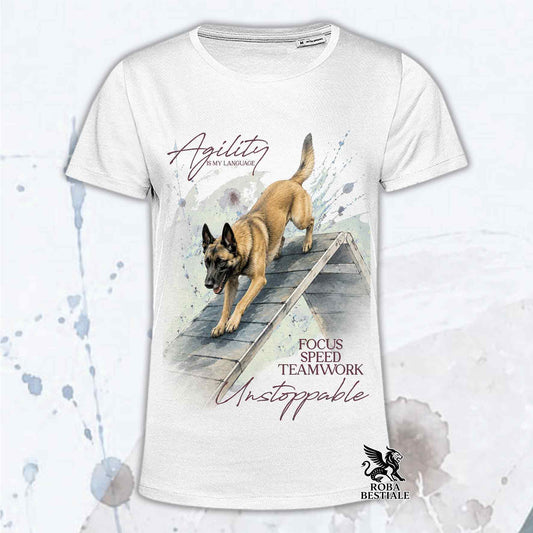 T-Shirt PASTORE BELGA MALINOIS - Collezione A-Frame Agility