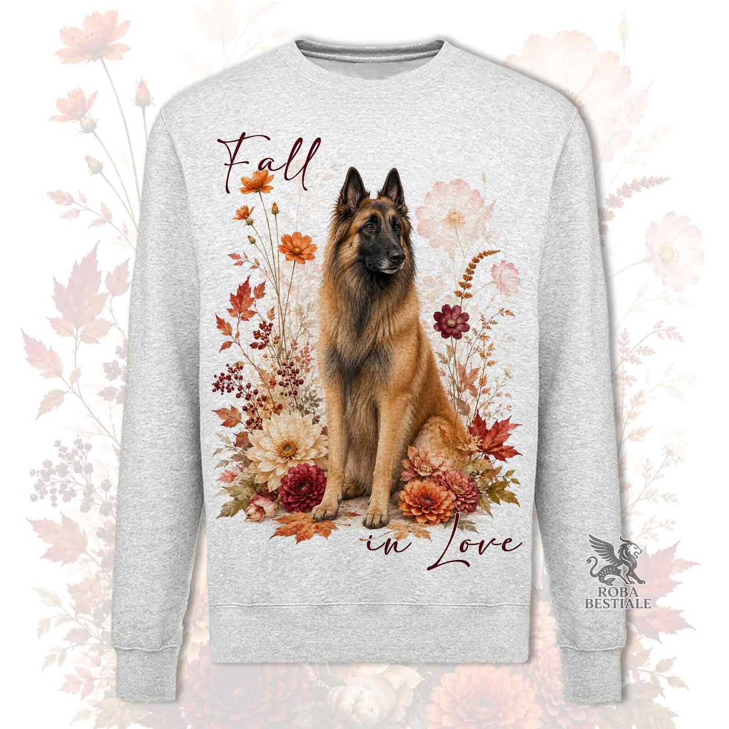 Felpa PASTORE BELGA TERVUEREN - Girocollo - Collezione Fall...in Love