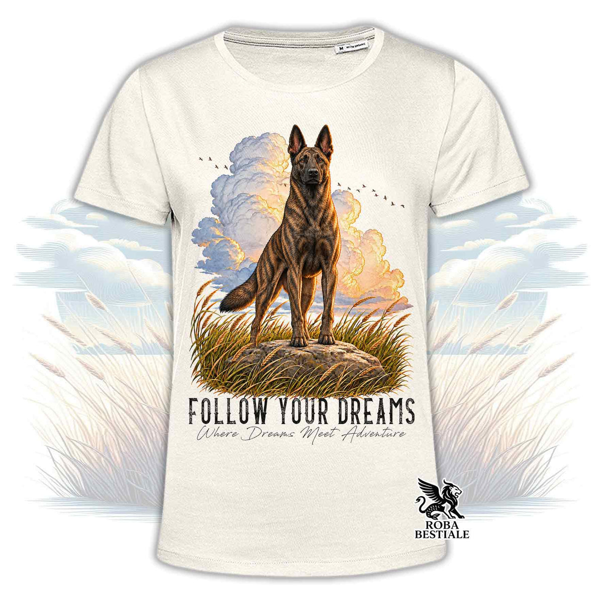 T-Shirt PASTORE OLANDESE a Pelo Corto - Collezione Dream