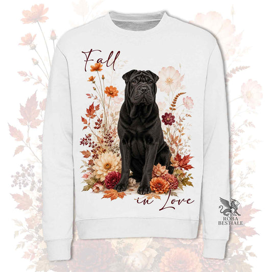 Felpa SHAR PEI Nero - Girocollo - Collezione Fall...in Love