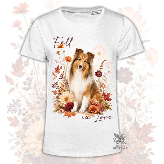 T-Shirt SHETLAND SHEEPDOG Fulvo Zibellino - Collezione Fall...in Love