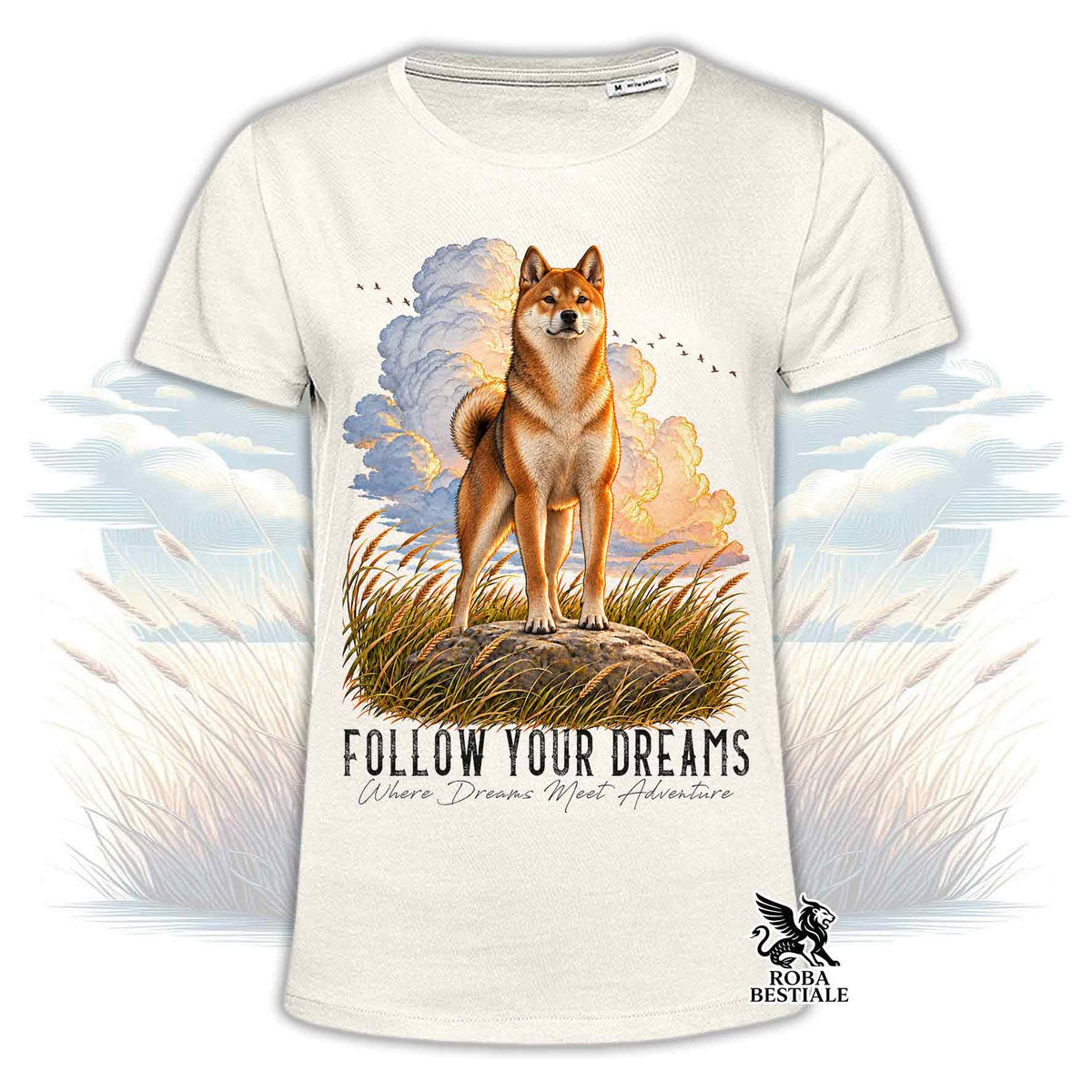 T-Shirt SHIBA INU Sesamo - Collezione Dream