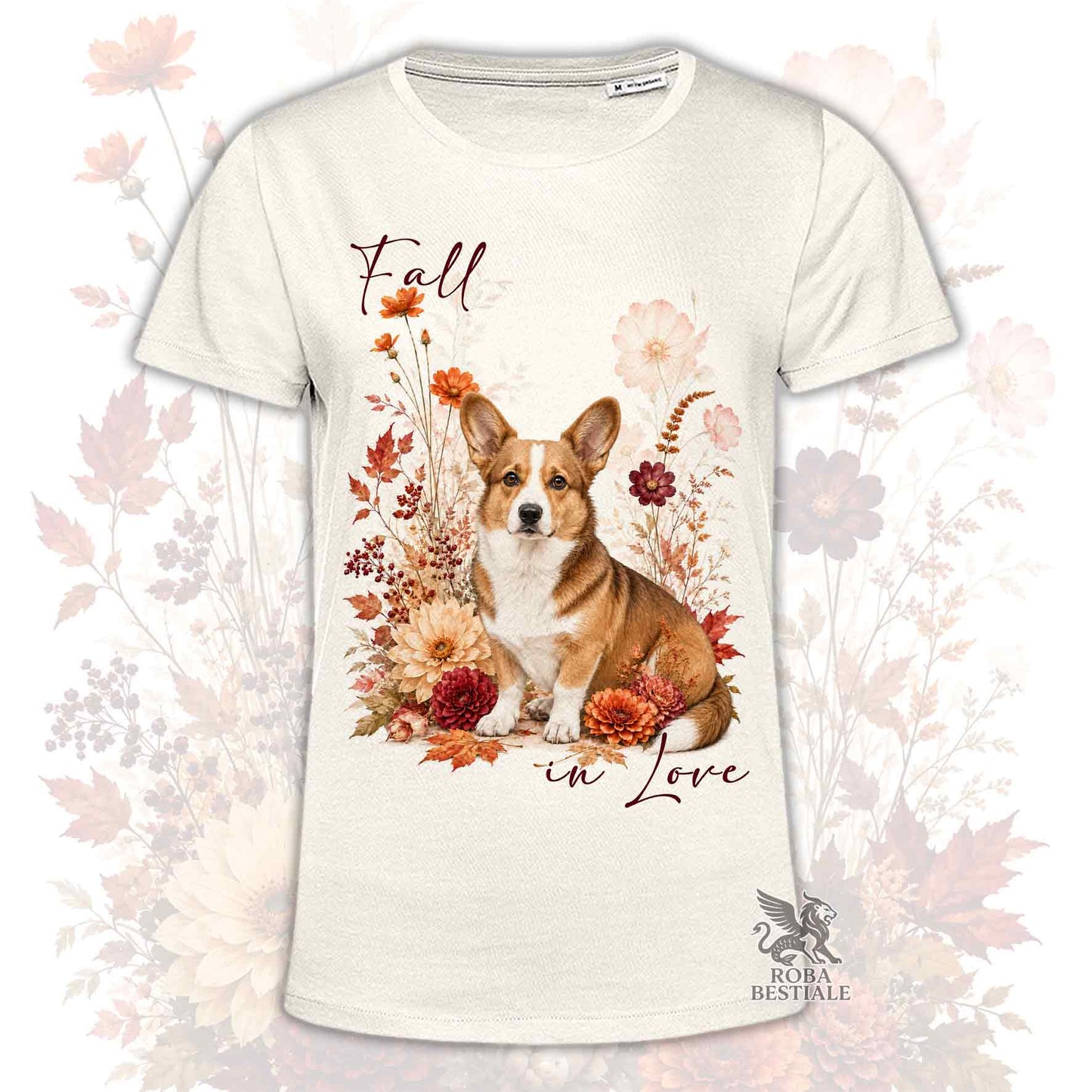 T-Shirt WELSH CORGI CARDIGAN Zibellino - Collezione Fall...in Love