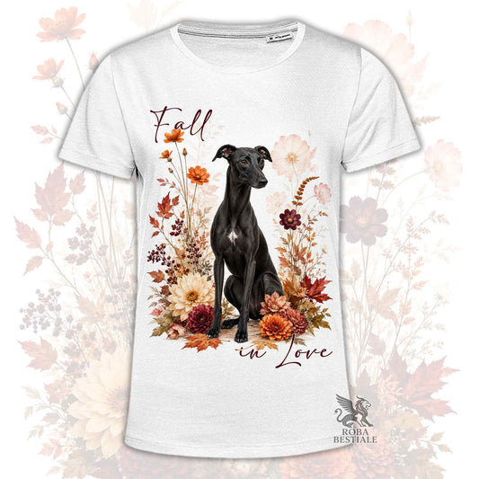 T-Shirt WHIPPET Nero - Collezione Fall...in Love