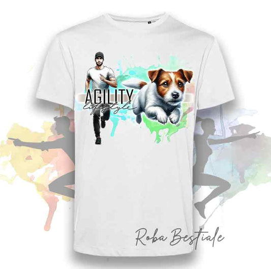 AGILITY Lifestyle T-Shirt - JACK RUSSELL TERRIER - "GIRL" or "BOY" Design