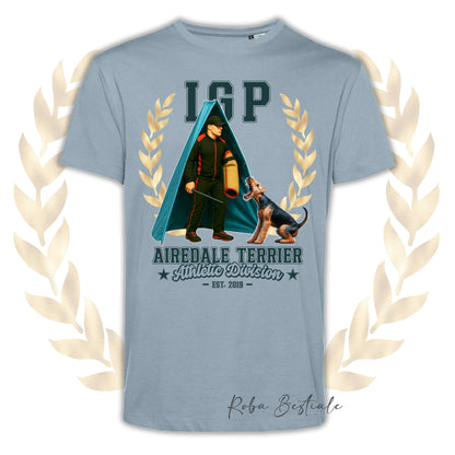 T-Shirt IGP REVIER - AIREDALE TERRIER - Uomo o Donna, disponibile in tanti colori - dalla XS alla 5XL