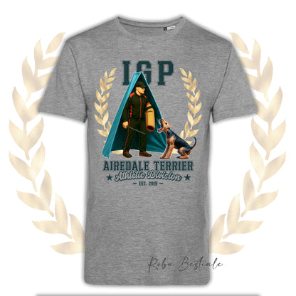 T-Shirt IGP REVIER - AIREDALE TERRIER - Uomo o Donna, disponibile in tanti colori - dalla XS alla 5XL