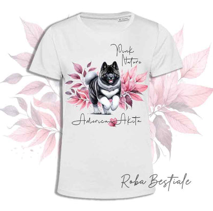 T-Shirt AKITA AMERICANO - Collezione Pink Nature