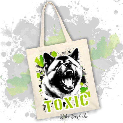 Sac Fourre-tout AKITA AMÉRICAIN - Collection Toxic