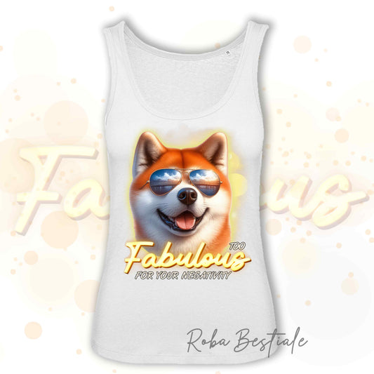 TOO FABULOUS T-Shirt - AKITA INU Red