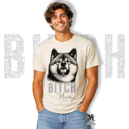 T-shirt BI**H, PLEASE - AKITA INU - Bianca, Nera o Beige, da Uomo o da Donna - dalla XS alla 5XL