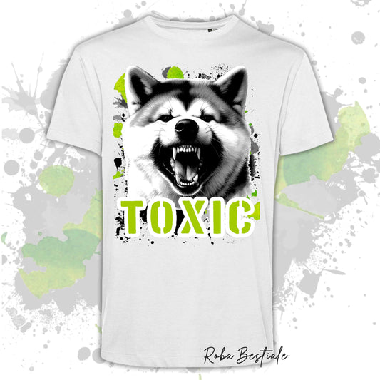 T-Shirt TOXIC - AKITA INU - Uomo o Donna, disponibile in tanti colori - dalla XS alla 5XL
