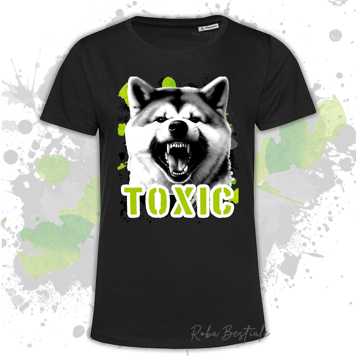 T-Shirt TOXIC - AKITA INU - Uomo o Donna, disponibile in tanti colori - dalla XS alla 5XL