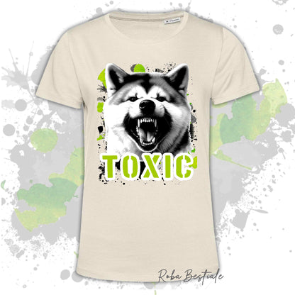 T-Shirt TOXIC - AKITA INU - Uomo o Donna, disponibile in tanti colori - dalla XS alla 5XL