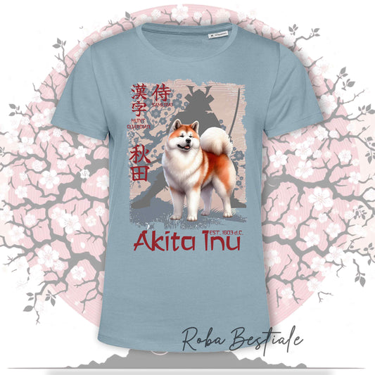 T-Shirt JAPAN STYLE "PRIDE" - AKITA INU Rosso - da DONNA, in tanti colori! Dalla XS alla 3XL