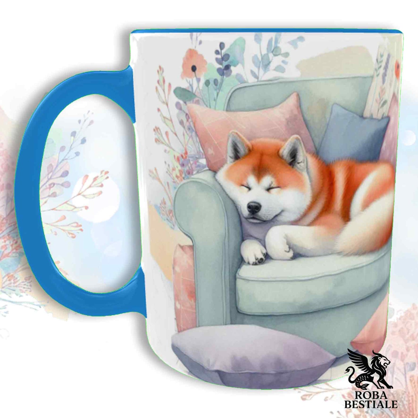 Tazza SOFT LIFE - AKITA INU Rosso - In Ceramica, colore a scelta - 330 ml