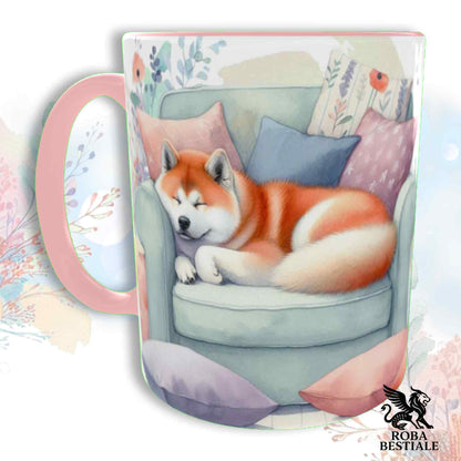Tazza SOFT LIFE - AKITA INU Rosso - In Ceramica, colore a scelta - 330 ml