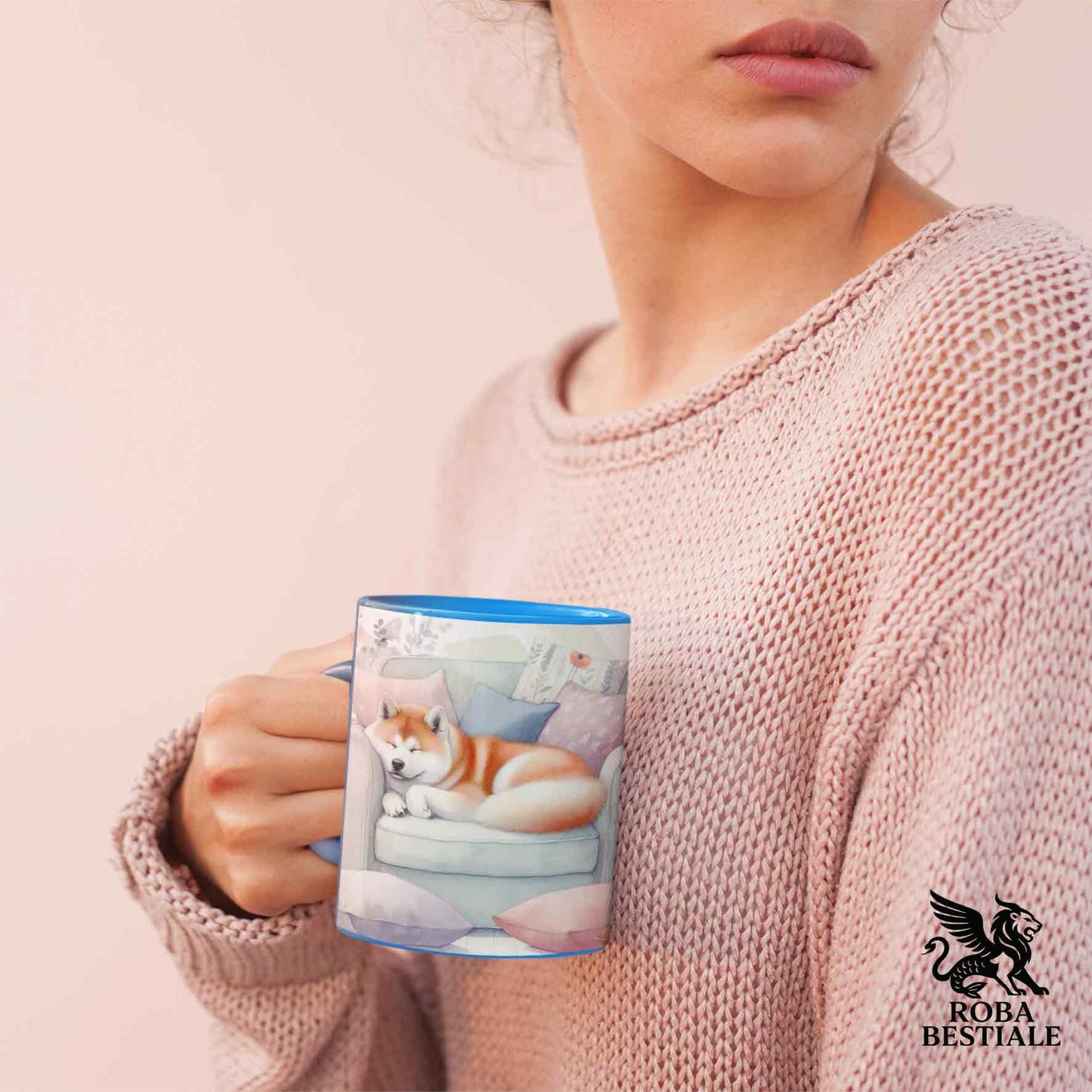 Tazza SOFT LIFE - AKITA INU Rosso - In Ceramica, colore a scelta - 330 ml