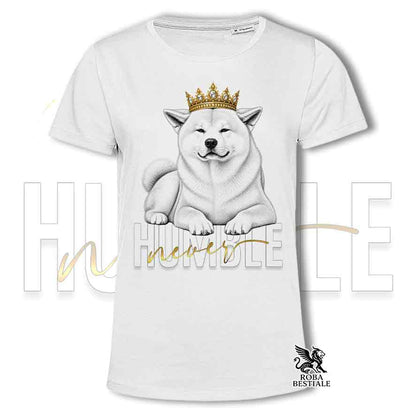 T-shirt AKITA INU Rosso - Collezione NEVER HUMBLE