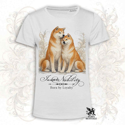 NOBILITY T-Shirt - AKITA INU Red - White or Beige, Men's or Women's - from XS to 5XL