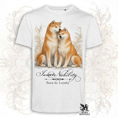 NOBILITY T-Shirt - AKITA INU Red - White or Beige, Men's or Women's - from XS to 5XL